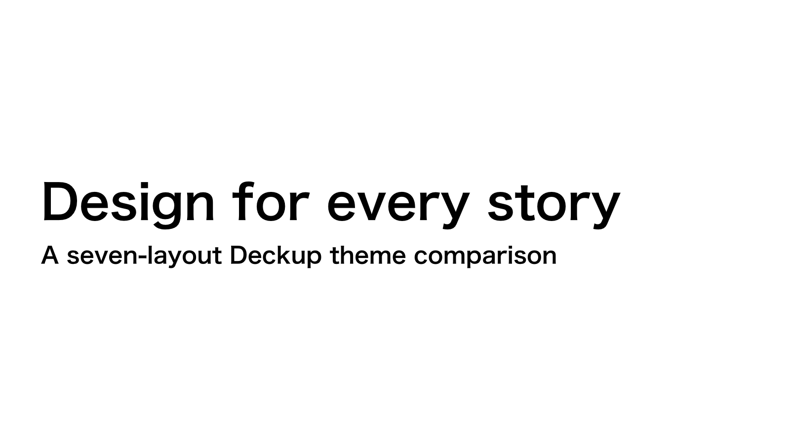 Apple Basic theme cover with large black type on white